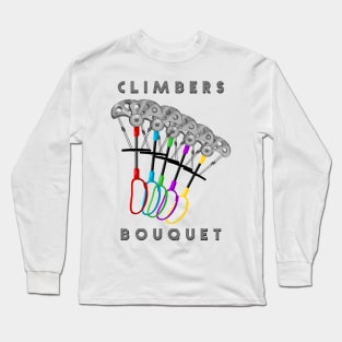 Rock Climber Bouquet Long Sleeve T-Shirt